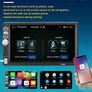 Single Din Car Stereo with CarPlay and Android Auto 7" HD Touch Screen Car Radio Bluetooth with Mirror Link USB SWC BT EQ+MIC+Reverse Camera (FREE POSTAGE) Image 2