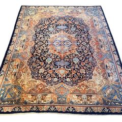 Stunning 1960s Kashmar Pictorial Rug. A Masterpiece of Persian Craftsmanship