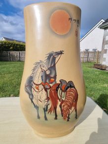 Old Chinese Color Enamel Porcelain Vase