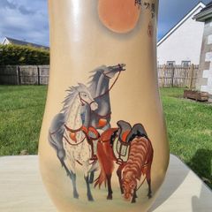Old Chinese Color Enamel Porcelain Vase