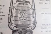 Vintage Framed Hurricane Lanterns Trade Ilustrations