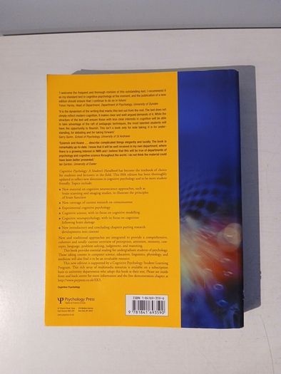 Cognitive Psychology - A Student's Handbook by Michael W. Eysenck & Mark T. Keane Fifth Edition