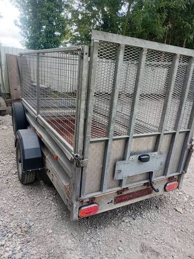 8x4 indepsension trailer mesh sides and ramp