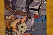 Gaming giant mouse pad mandalorian
