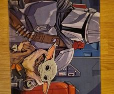 Gaming giant mouse pad mandalorian