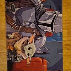 Gaming giant mouse pad mandalorian