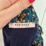 [clothes for adults] Orsay top for women, navy, size 38/medium/10 Image 4