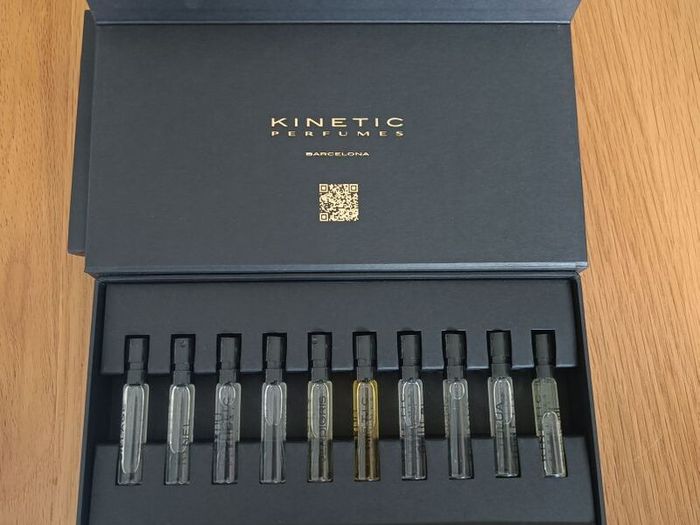 Kinetic perfumes discovery set