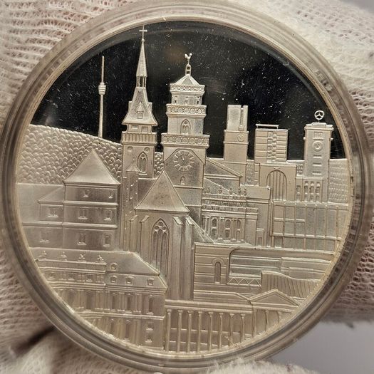 Germany State Capital Stuttgart Silver Proof Medal The Lord Mayor