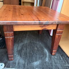 solid wood table