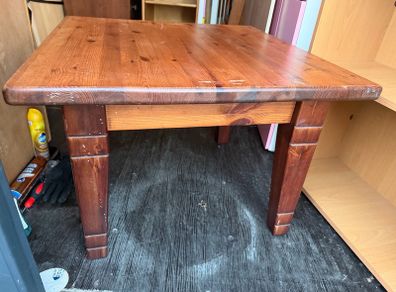 solid coffee table