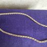 Vintage gold tone chain with beautiful weave. Image 6