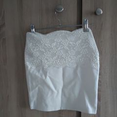 tube top or skirt with lace fits XS s fabric cotton Never worn