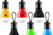 FREE EXPRESS SHIPPING 6 Pcs Camping Lights for Tents, Portable Battery Powered Camping Lantern LED Tent Light 3 Lighting Modes Outdoor Hanging Lamp for Emergency, Hiking, Fishing, Camping Accessories