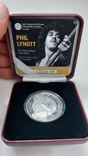 Ireland 2019 Silver Proof Phil Lynott Coin