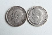 George the Fifth silver threepences