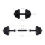 Dumbbell Set 2 x 15 kg Image 4