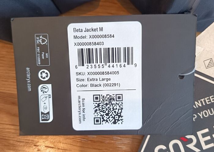 Arc'teryx Gortex Jacket