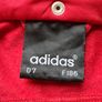 Adidas vest retro vintage Gilet red top adibreak shirt t-shirt poppers D7 Size L/XL the Brand Image 3