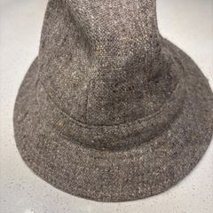 Donegal Handwoven Tweed - Pure New Wool Trilby, Racing, Walking etc Hat - 6 7/8 - 56
