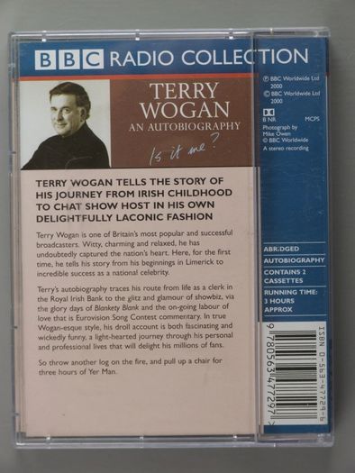 3 Non-Fiction Audiobook Cassette Tapes. Michael Palin, Terry Wogan, Dirk Bogarde