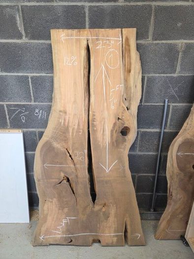 Live Edge Cherry Slab Kiln Dried Hardwood