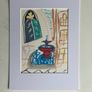 Original Art Picssso Style Meets Roman plaza contemporary Irish Art abstract painting Image 5