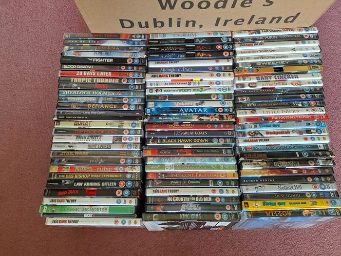 Bulk DVDs 80 approx