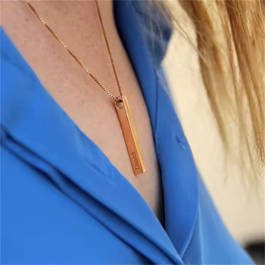The Origin Pendant Necklace  Available for Custom Engraving By R'Laith