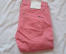 G star raw arc 3d super skinny size 28/32 pink in excellent condition