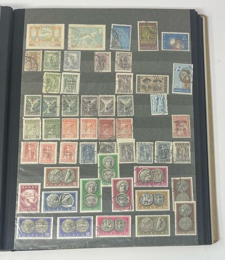 Collection: Cyprus, Greece, Italy and San Marino Stamps both mint an commemorative stamps on 41 pages