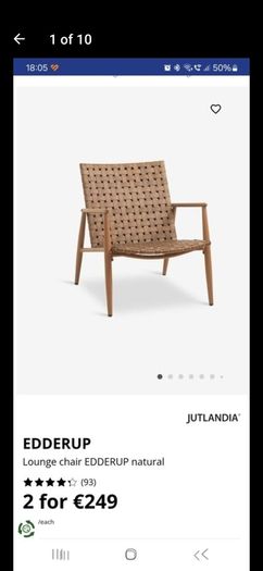 Jsky Edderup Lounge chair brand new