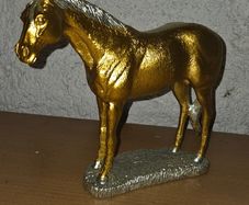 Golden Horse Ornament
