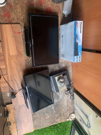 2 lcd tv and dvd player for sale