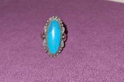 Vintage Sterling silver and turquoise ring