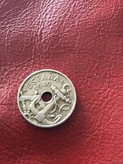 Rare 1949 Spain 50 Centimos coin