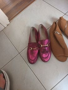 Primark Pink Loafer Shoe. S.7.     NEW.