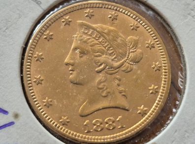 USA, 10 dollar Liberty Head American Eagle Gold Coin