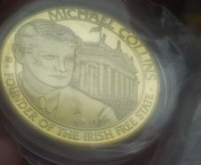 Michael Collins coin 2016. first batch type