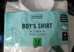 BNWT boys shirt 2pk short sleeve age 7-8