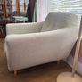 Light grey armchair perfect condition. Image 3