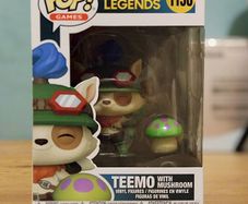 Funko Pop 1138 League Of Legends Teemo With Mushroom Arcane Games Figure