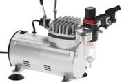 KKmoon Professional Air Compressor Set Airbrush Hobby Paint Spray Set Nail Art Sprayer with Braided Air Hose