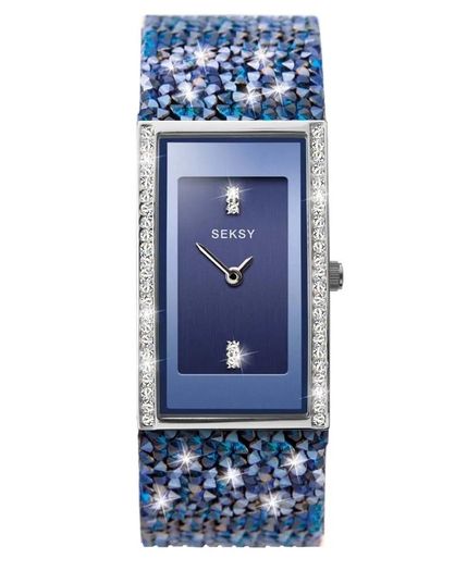 NEW - Seksy Ladies Crystal Fashion Watch
