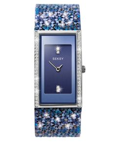 NEW - Seksy Ladies Crystal Fashion Watch