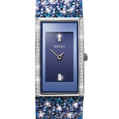 NEW - Seksy Ladies Crystal Fashion Watch