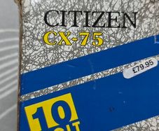 Printing calculator citizen cx-75