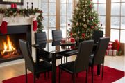 Extendable Glass Table + 6 Chairs - Free Delivery