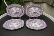 Antique Athena Bisto England Plates
