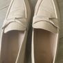 Ladies size 6 office leather loafers Image 6